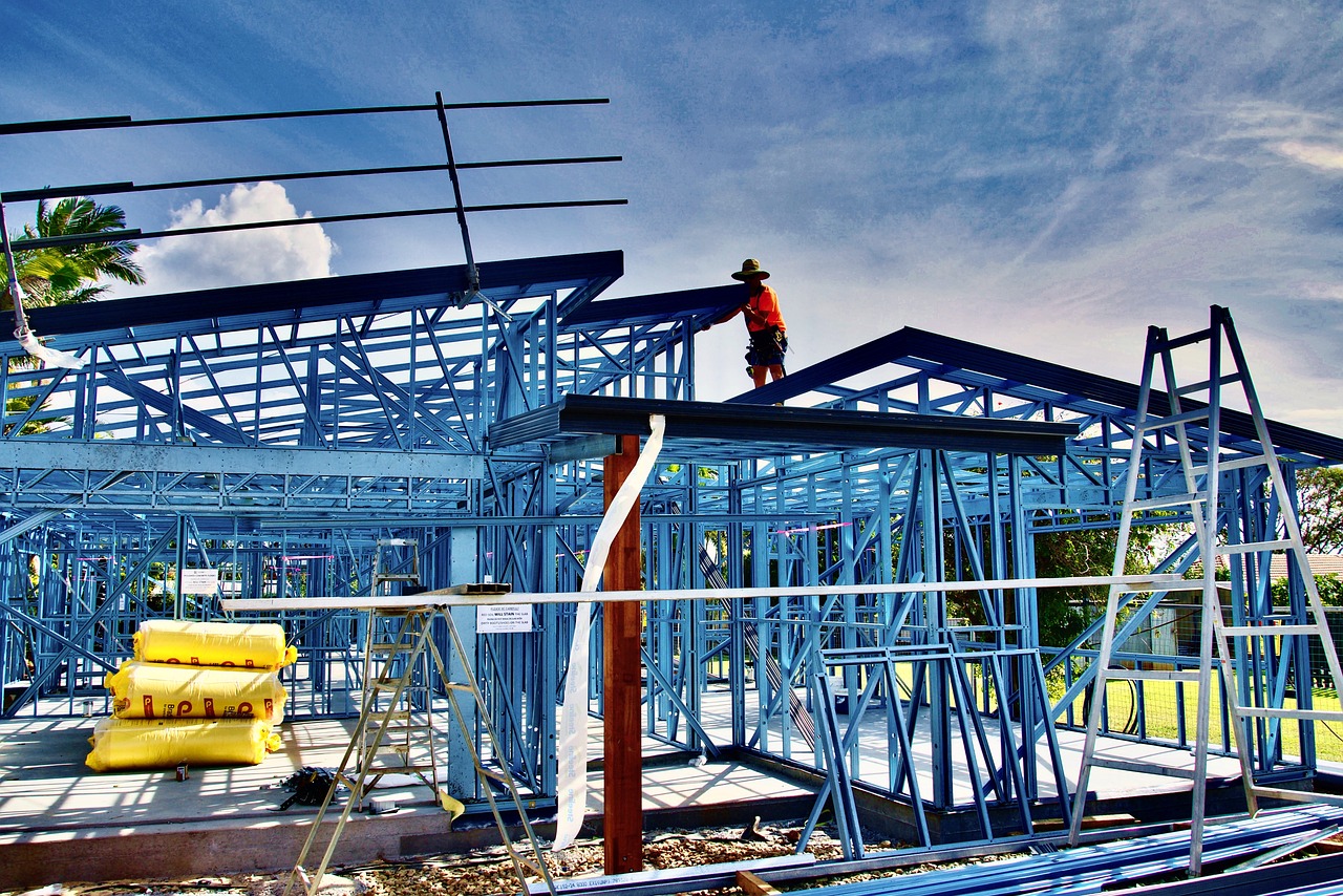 Custom home framing