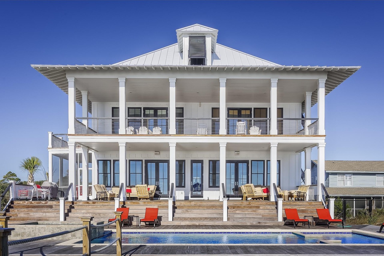 Finished custom home exterior